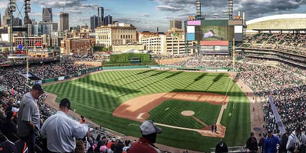 Image of Detroit Tigers In Cleveland