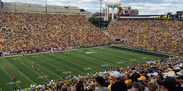 Image of Iowa Hawkeyes In Ann Arbor