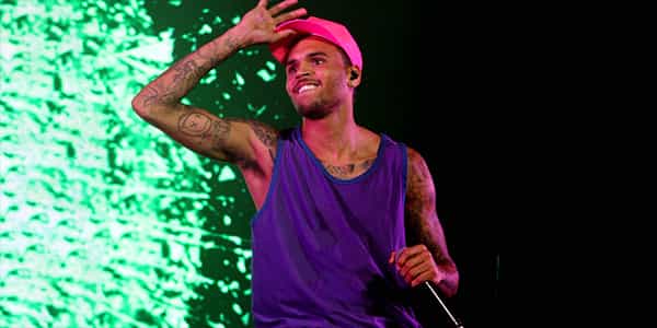 Image of Chris Brown In Foxborough