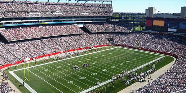 Image of New England Patriots In Inglewood